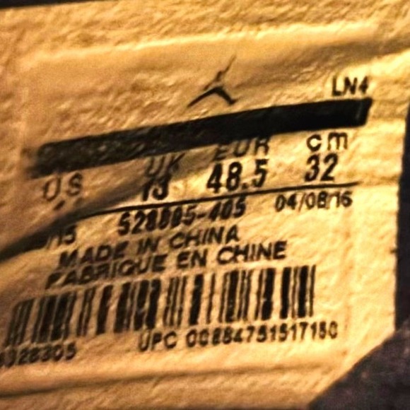 Jordan 11 Retro Low Midnight Navy Gum Bottom Mens 14 528895-405 2016 No laces - Picture 8 of 9